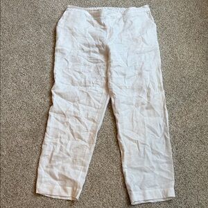 Foxcroft women’s Linen Chinos size 16